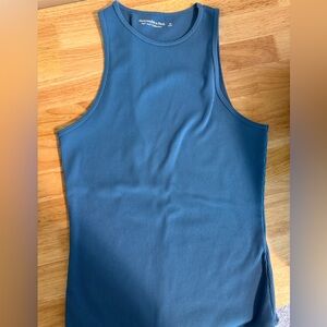 Abercrombie & Fitch Blue Ribbed Bodysuit